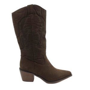 Pierre Dumas Wilder Brown Western Cowboy Cowgirl Mid-Calf Boots